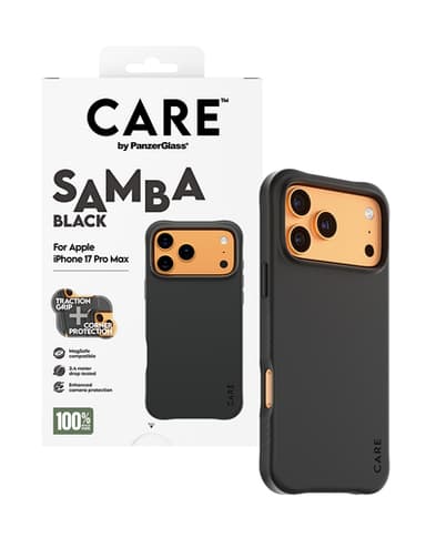 PanzerGlass CARE™ by ® Samba Case Black w. MagSafe iPhone 17 Pro Max view 5