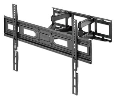Manhattan Wall Mount for TV & Monitors (Full Motion), For screens 32" to 65", VESA compatibility: all between 100x100mm to 600x400mm - check the dimensions of the four mounting holes on back of screen to ensure it fits, Max 40kg, Black, Bracket, Lifetime Warranty view 1