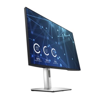 DELL UltraSharp U2421E computer monitor 61.2 cm (24.1") 1920 x 1200 pixels WUXGA LCD Silver view 5