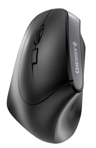 CHERRY MW 4500 LEFT Wireless 45 Degree Mouse, Black, USB view 1