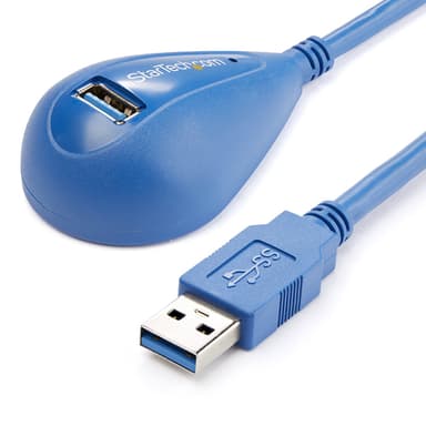 StarTech.com 5 ft Desktop SuperSpeed USB 3.0 Extension Cable - A to A M/F view 1