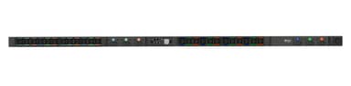 Vertiv DUR5M4B1-24CF17-2S02A9K00-S-A-RC power distribution unit (PDU) 24 AC outlet(s) 1U Black view 1