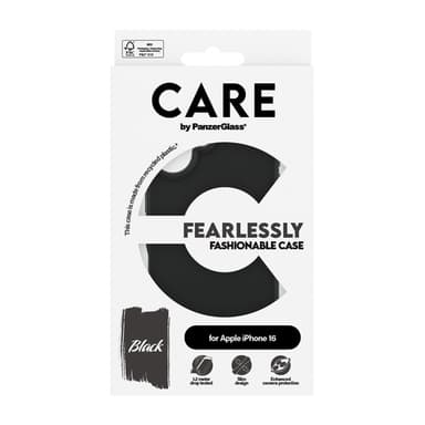 PanzerGlass CARE™ by ® Case Black iPhone 16 view 3
