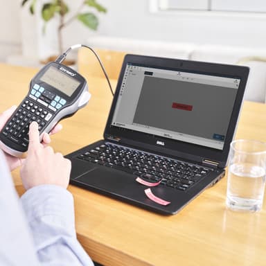 DYMO LabelManager 420P High Performance Rechargeable Portable Label Maker Kit | ABC Keyboard with 4 Rolls of D1 Labels & Carrying Case view 8
