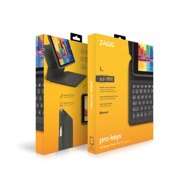 ZAGG Pro Keys Apple iPad 10.2 Black/Grey UK view 7
