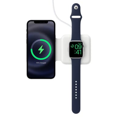 Apple MagSafe Duo Charger Headset, Smartphone, Smartwatch White USB Wireless charging Indoor view 6
