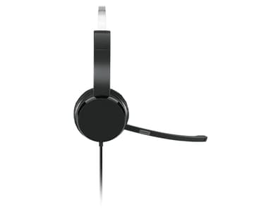 Lenovo 100 Mono Headset Wired Head-band Office/Call center USB Type-A Black view 3