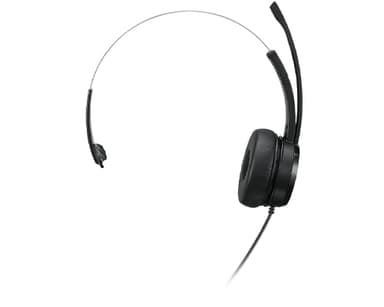 Lenovo 100 Mono Headset Wired Head-band Office/Call center USB Type-A Black view 2