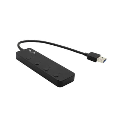 i-tec USB 3.0 Metal HUB 4 Port with individual On/Off Switches view 2