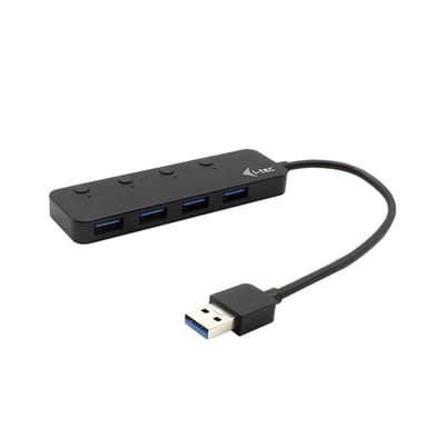 i-tec USB 3.0 Metal HUB 4 Port with individual On/Off Switches view 1