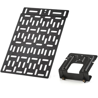 StarTech.com Universal TV Accessory Mount - Adjustable TV & Wall Mount Bracket - Media Players/Router/Modem/AV Switches & Extenders/Apple TV - Hidden Cable Box Mount Behind TV - 11lb (5kg) view 2
