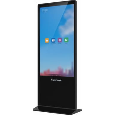 Viewsonic EP5542T Signage Display Totem design 139.7 cm (55") LED 450 cd/m² 4K Ultra HD Black Touchscreen Android 8.0 view 3