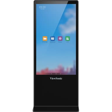 Viewsonic EP5542T Signage Display Totem design 139.7 cm (55") LED 450 cd/m² 4K Ultra HD Black Touchscreen Android 8.0 view 1