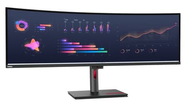 Lenovo ThinkVision P49w-30 computer monitor 124.5 cm (49") 5120 x 1440 pixels DQHD LED Black view 1