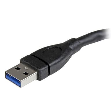 StarTech.com USB 3.0 (5Gbps) A-to-A Extension Cable - M/F - 6 in, Black view 2