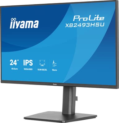 iiyama ProLite XB2493HSU-B1 computer monitor 60.5 cm (23.8") 1920 x 1080 pixels Full HD LED Black view 8