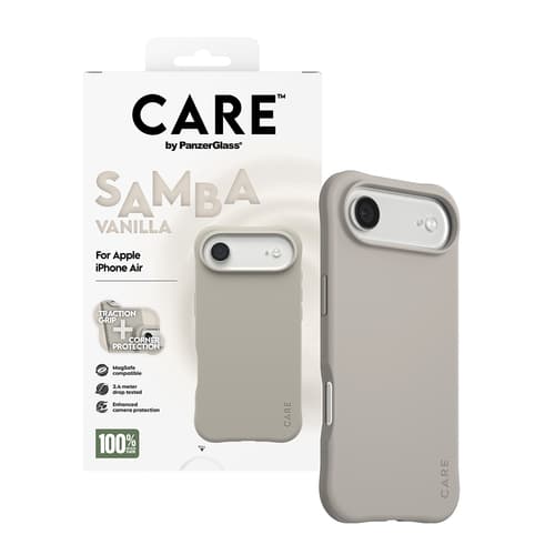 PanzerGlass CARE™ by ® Samba Case Vanilla w. MagSafe iPhone Air
