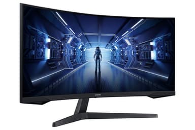 Samsung LC34G55TWWPXXU computer monitor 86.4 cm (34") 3440 x 1440 pixels UltraWide Quad HD LED Black view 4