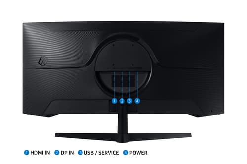 Samsung LC34G55TWWPXXU computer monitor 86.4 cm (34") 3440 x 1440 pixels UltraWide Quad HD LED Black