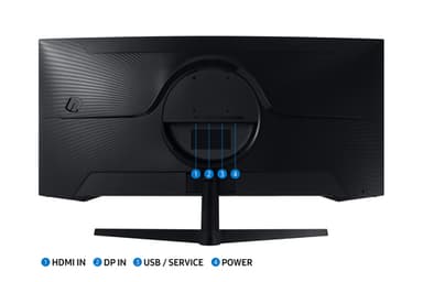 Samsung LC34G55TWWPXXU computer monitor 86.4 cm (34") 3440 x 1440 pixels UltraWide Quad HD LED Black view 19
