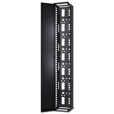 APC Performance, Vertical Cable Manager for 2 & 4 Post Racks, 84"H x 12"W, Single-Sided with Door view 6