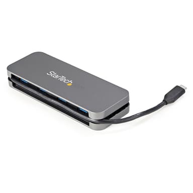 StarTech.com 4 Port USB C Hub - 4x USB-A - USB 3.0 Type-C Hub - USB 3.2 Gen 1 (5Gbps) - Bus Powered Portable USB-C to USB-A Adapter Laptop Hub - 11.2" (28.5cm) Cable w/ Cable Management view 6