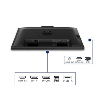 Philips 3000 series 24B2U3301H/00 computer monitor 60.5 cm (23.8") 1920 x 1080 pixels Full HD LCD Black view 4