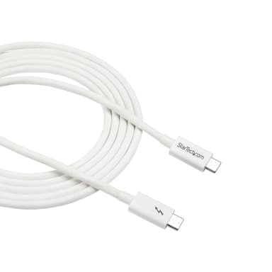 StarTech.com 6.6ft (2m) Thunderbolt 3 Cable, 20Gbps, 100W PD, 4K, Thunderbolt Certified, Compatible with Thunderbolt 4/USB 3.2/DisplayPort view 5