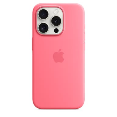 Apple iPhone 15 Pro Silicone Case with MagSafe - Pink view 3