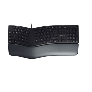 CHERRY KC 4500 ERGO keyboard Universal USB QWERTY US English Black view 1
