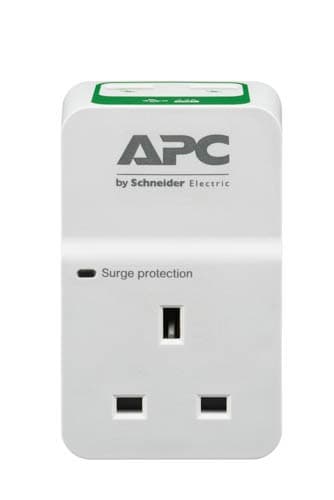 APC PM1WU2-UK surge protector White 1 AC outlet(s) 230 V view 3