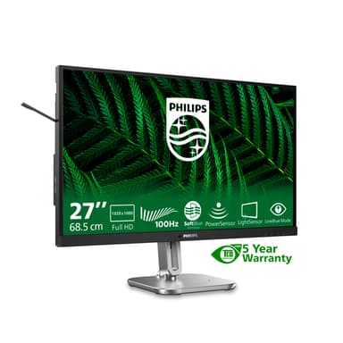 Philips 5000 series 27B2G5200/00 computer monitor 68.6 cm (27") 1920 x 1080 pixels Full HD LCD Anthracite view 4