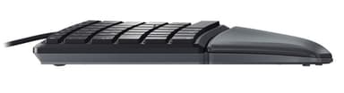 CHERRY KC 4500 ERGO Corded Ergonomic Keyboard, Black, USB (QWERTY - UK) view 6