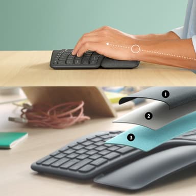 Logitech ERGO K860 view 3