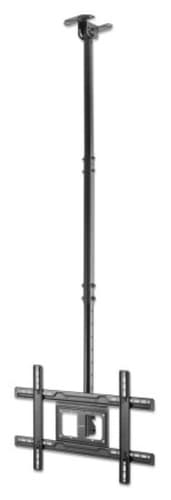 Manhattan Ceiling Mount for TV & Monitors, For screens: 37" to 65", Adjustable height: 70-157 cm, VESA compatibility: all between 200x200 to 600x400mm - check the dimensions of the four mounting holes on back of screen to ensure it fits, Max 50kg, LFD, Bracket view 1