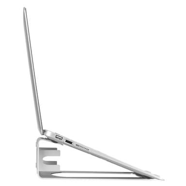 StarTech.com Laptop Stand - 2-in-1 Laptop Riser Stand or Vertical Stand - Ideal for Ultrabooks & MacBook Pro/Air - Ergonomic Angled Notebook Holder for Office Desk - Silver, Aluminum view 6