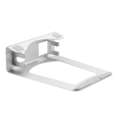 StarTech.com Laptop Stand - 2-in-1 Laptop Riser Stand or Vertical Stand - Ideal for Ultrabooks & MacBook Pro/Air - Ergonomic Angled Notebook Holder for Office Desk - Silver, Aluminum view 3