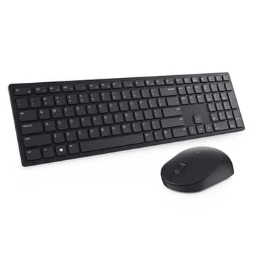 DELL Pro Keyboard and Mouse - KM5221W - UK (QWERTY) - Black view 3