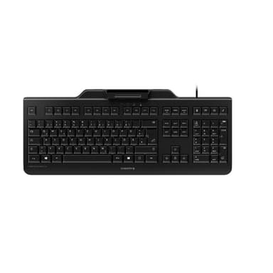 CHERRY SECURE BOARD 1.0 keyboard Office USB QWERTY Nordic Black view 1