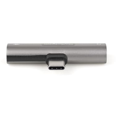 StarTech.com USB C Audio & Charge Adapter - USB-C Audio Adapter w/ 3.5mm TRRS Headphone/Headset Jack and 60W USB Type-C Power Delivery Pass-through Charger - For USB-C Phone/Tablet/Laptop view 6