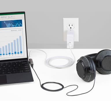 StarTech.com USB C Audio & Charge Adapter - USB-C Audio Adapter w/ USB-C Audio Headphone/Headset Port and 60W USB Type-C Power Delivery Pass-through Charger - For USB-C Phone/Tablet/Laptop view 2