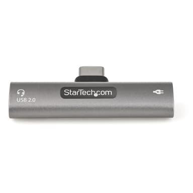 StarTech.com USB C Audio & Charge Adapter - USB-C Audio Adapter w/ USB-C Audio Headphone/Headset Port and 60W USB Type-C Power Delivery Pass-through Charger - For USB-C Phone/Tablet/Laptop view 7