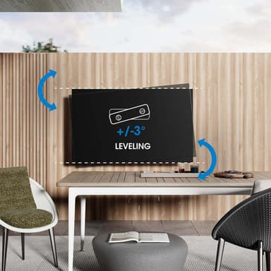 Manhattan Outdoor Wall Mount for TV & Monitors (Full Motion), For screens 37" to 65", VESA compatibility: all between 200x200mm to 600x400mm - check the dimensions of the four mounting holes on back of screen to ensure it fits, Max 50kg, Weatherproof, Bracket view 13