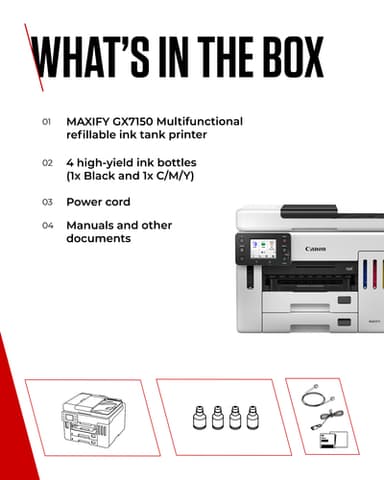 Canon MAXIFY GX7150 Inkjet A4 600 x 1200 DPI Wi-Fi view 9