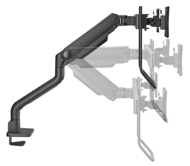 Neomounts DS75S-950BL2 Monitor arm 17-32" - gas spring - Topfix - 180°-stop view 7