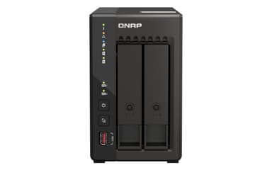 QNAP QVP-21C NAS/storage server Tower Intel® Celeron® J6412 8 GB DDR4 0 TB QVR Pro Black view 1