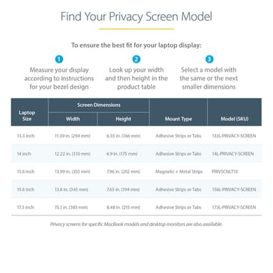 StarTech.com 15.6-inch 16:9 Gold Laptop Privacy Screen, Reversible Filter w/Enhanced Privacy, Computer Security Filter, Removable Screen Protector/Shield, +/- 30 Deg. view 11