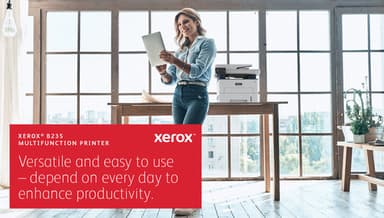 Xerox B235 A4 34ppm Wireless Duplex Copy/Print/Scan/Fax PS3 PCL5e/6 ADF 2 Trays Total 251 Sheets UK view 9
