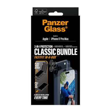 PanzerGlass PG28937 mobile phone screen/back protector Clear screen protector Apple view 3