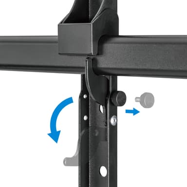 Manhattan Wall Mount for TV & Monitors (Full Motion), For screens 37" to 120", VESA compatibility: all between 200x200mm to 900x600mm - check the dimensions of the four mounting holes on back of screen to ensure it fits, Max 120kg, Black, Bracket,Lifetime Warranty view 9